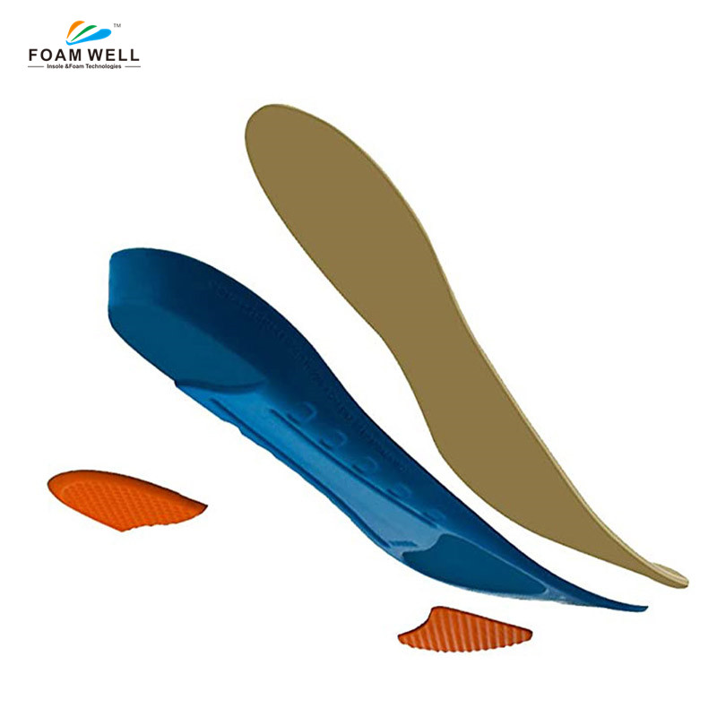 FM-402 Insoles for Men & Women - Medical Grade Diabetic Shoe Inserts for Flat Feet, Comfortable Arch Support for Plantar Fasciitis Inserts