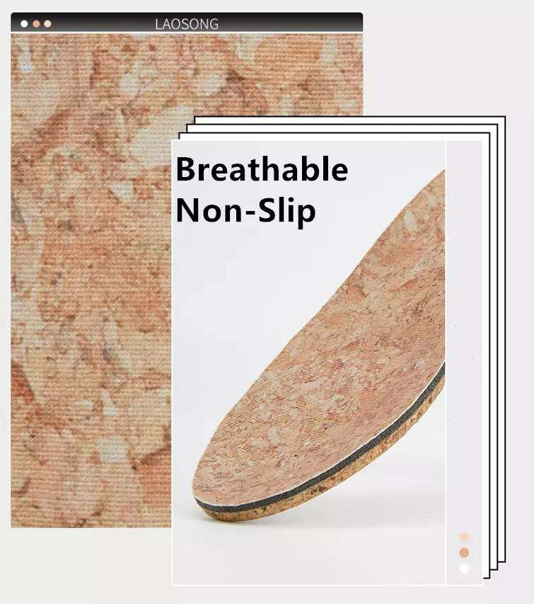 Orthopedic Insole Cork Insole for Flat Foot