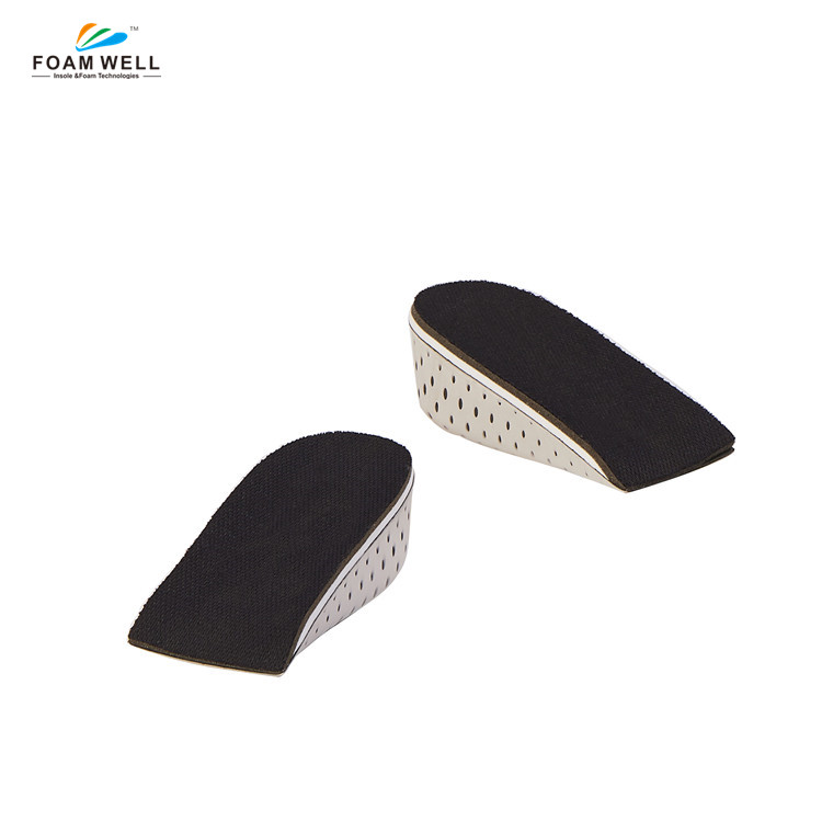 FM-91 Hard Breathable Memory Foam Height Increase Insole Invisible Increased Heel Lifting Inserts Shoe Lifts Shoe Pads Elevator Insoles for Men Women