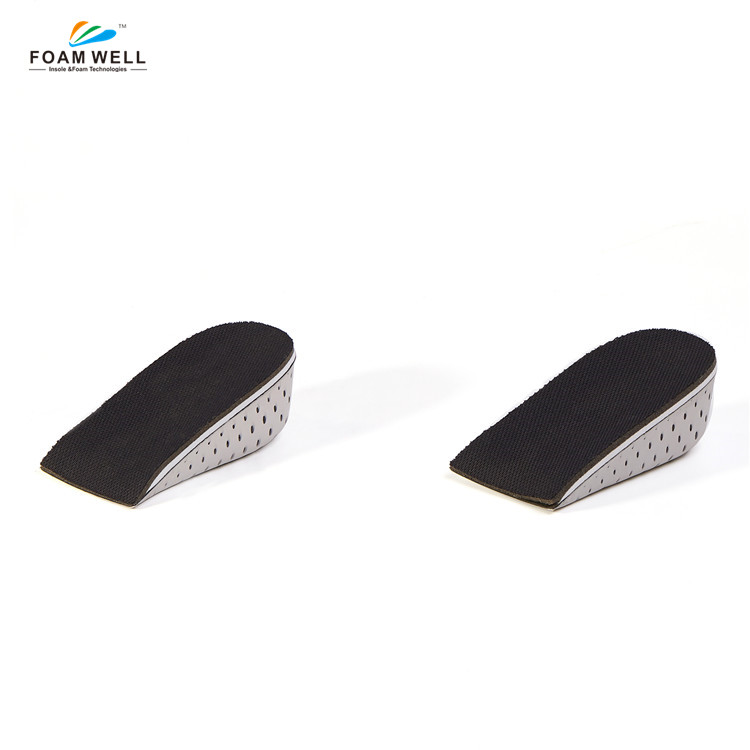 FM-91 Hard Breathable Memory Foam Height Increase Insole Invisible Increased Heel Lifting Inserts Shoe Lifts Shoe Pads Elevator Insoles for Men Women