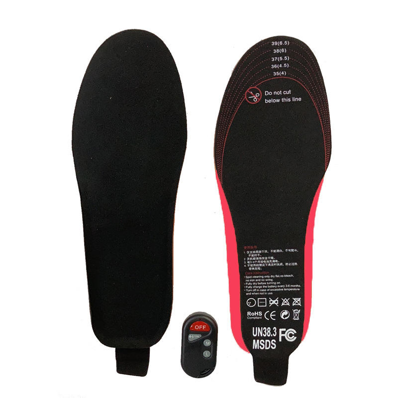 Smart-tech Insole Wireless Remote Control Heating Insole Charging Rechargeable Insoles Wholesale