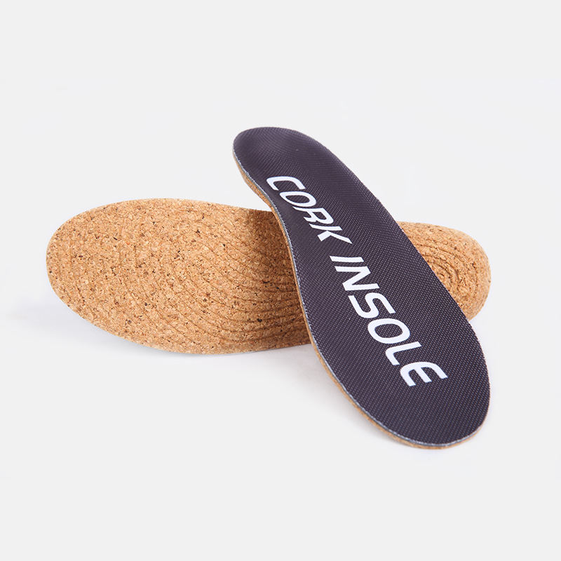 Orthotic cork insole Anti fatigue insoles high quality breathable deodorization arch support 